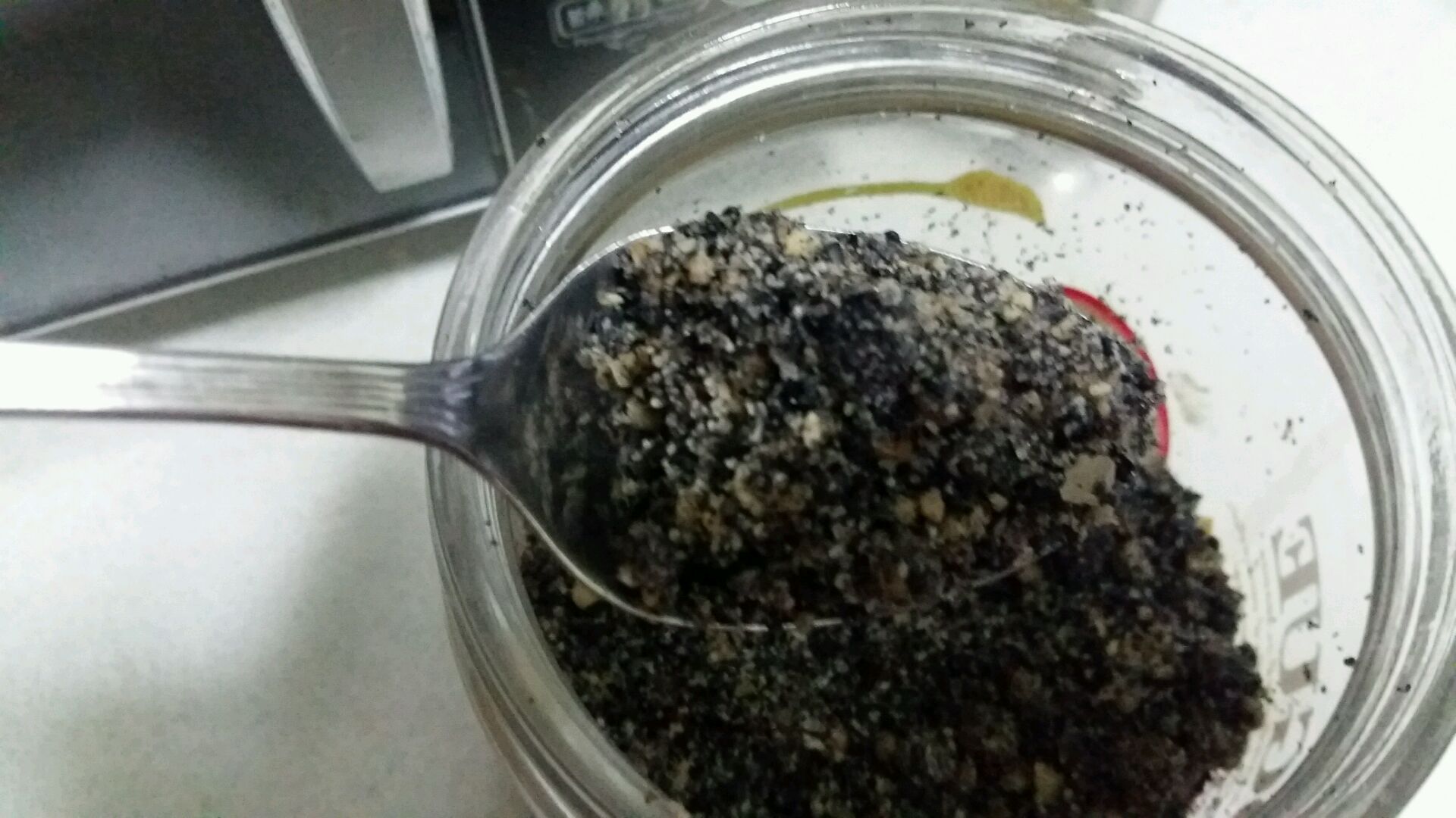 黑芝麻咸蛋粉:益智补脑kfc金沙炸鸡黄核桃图片图片