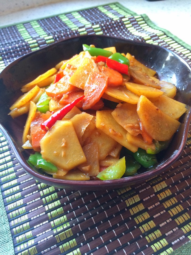 土豆片的做法
