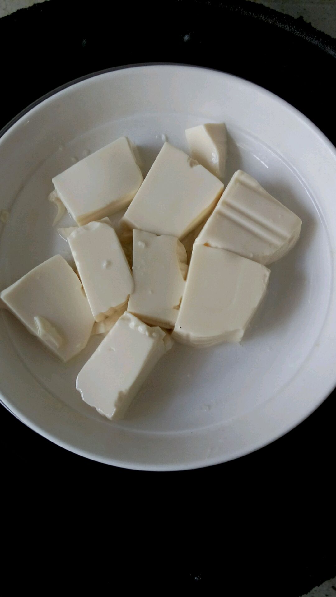 水豆腐蒸肉沫--爱女如玉的做法图解1