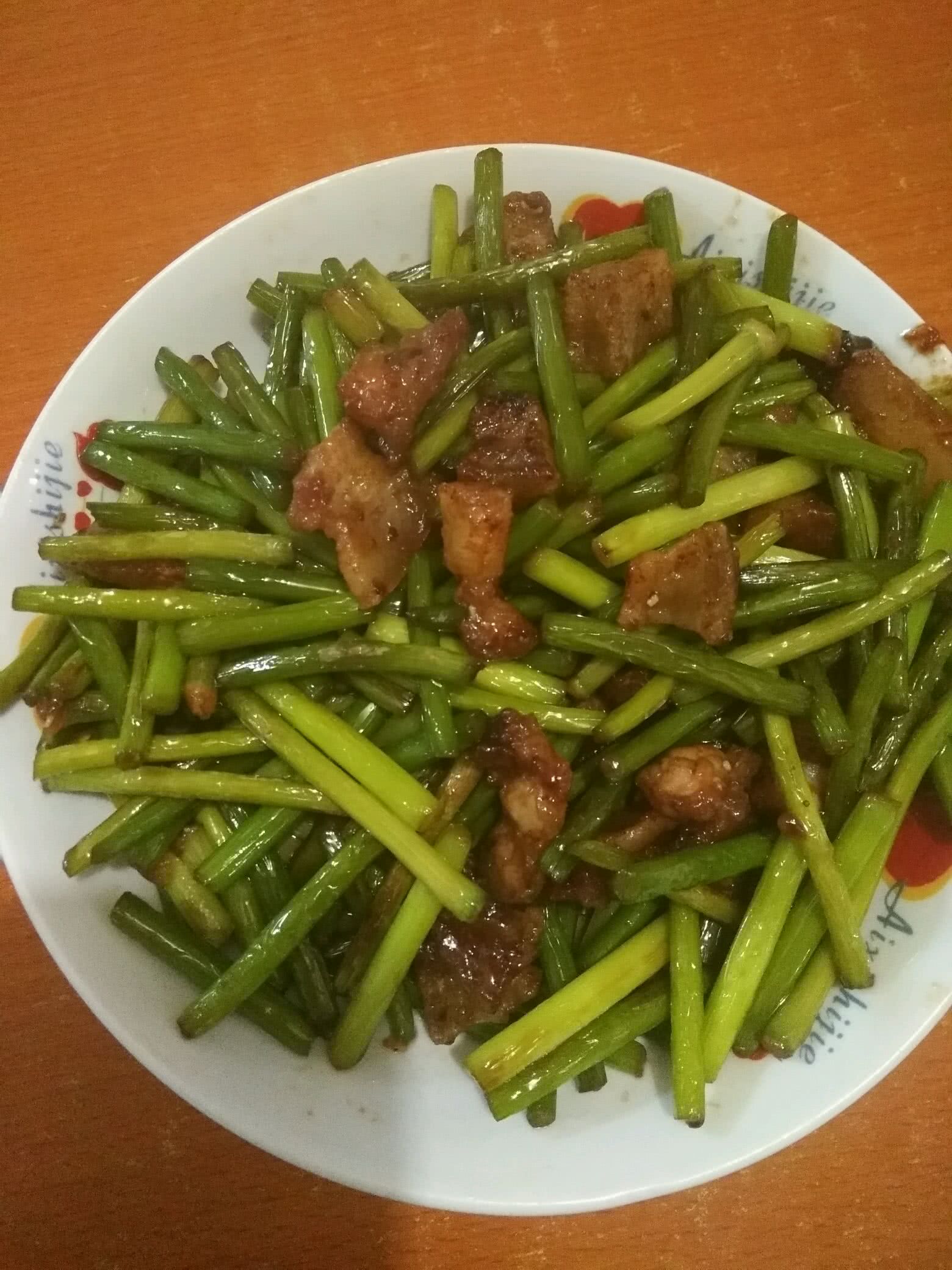 蒜苔炒肉