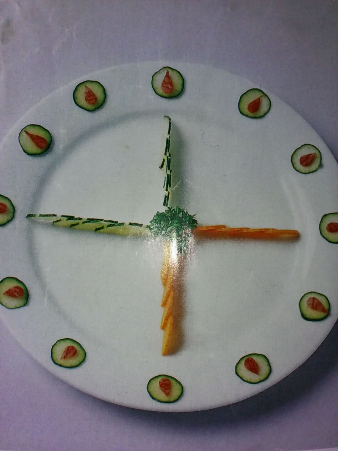 简易菜边装饰