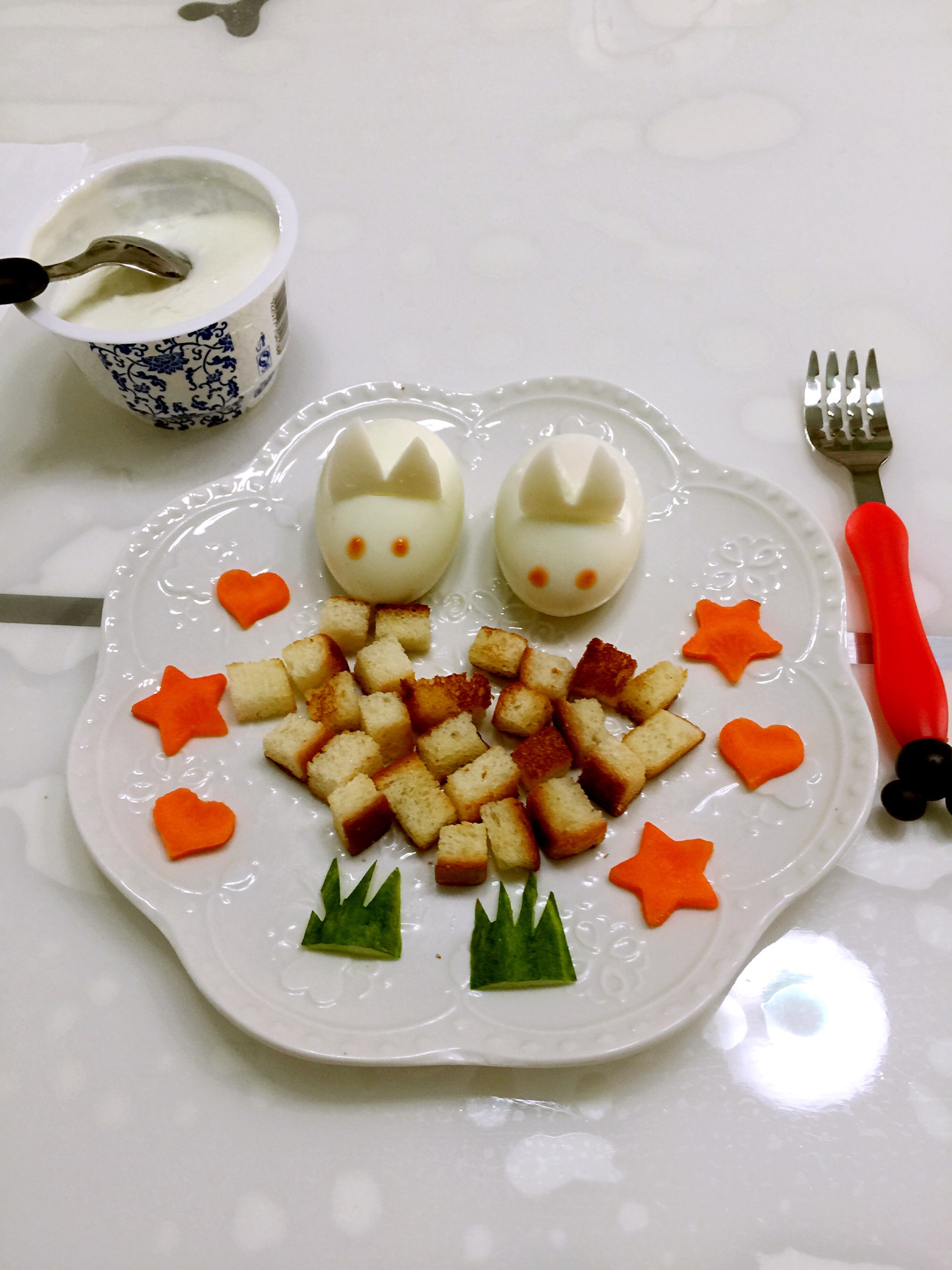 儿童创意早餐