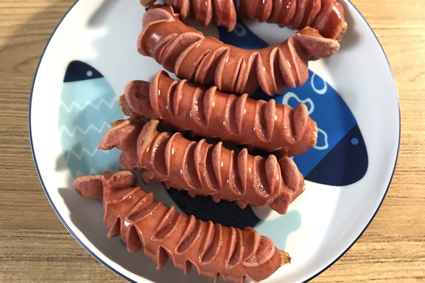 烤箱烤热狗