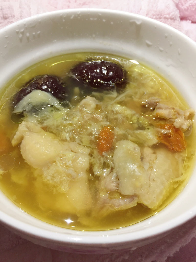 榴莲肉煮鸡汤的做法图解8