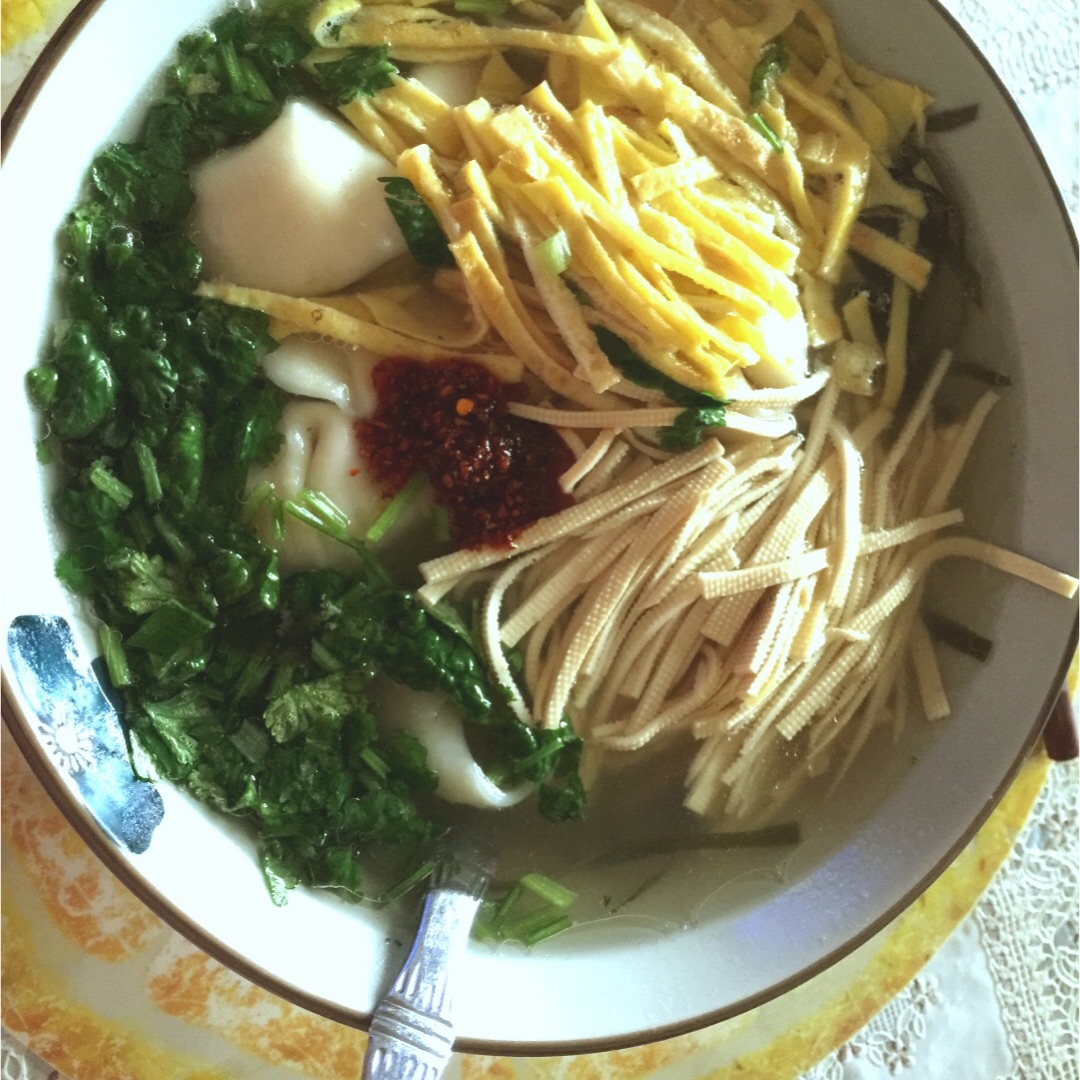 鸡丝碎面