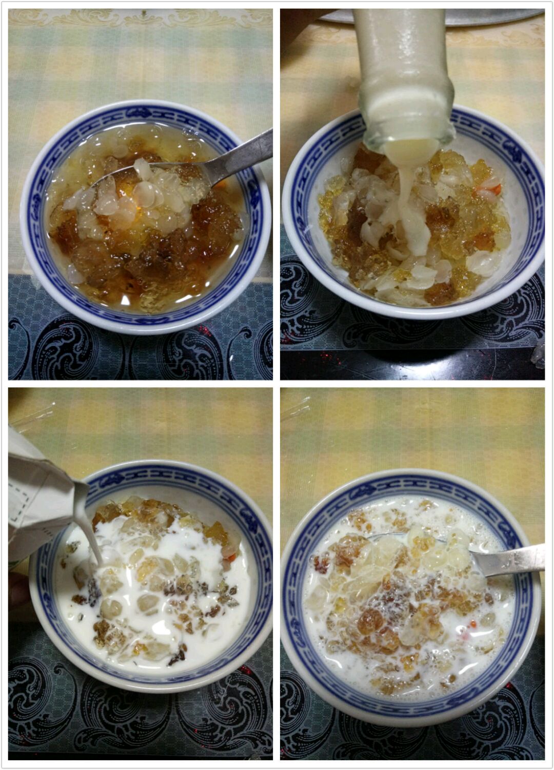 桃胶雪莲子糖水