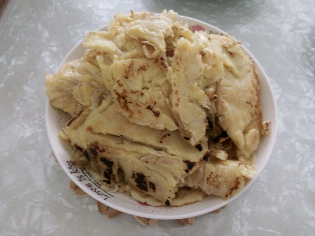 咸菜鸡蛋饼