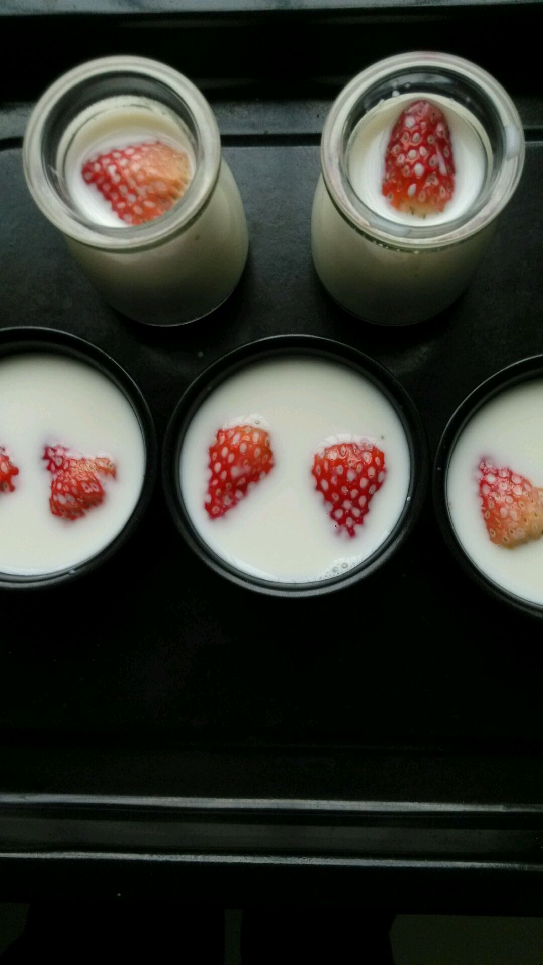 自制牛奶草莓果冻——零添加剂#九阳烘焙剧场#的做法图解6