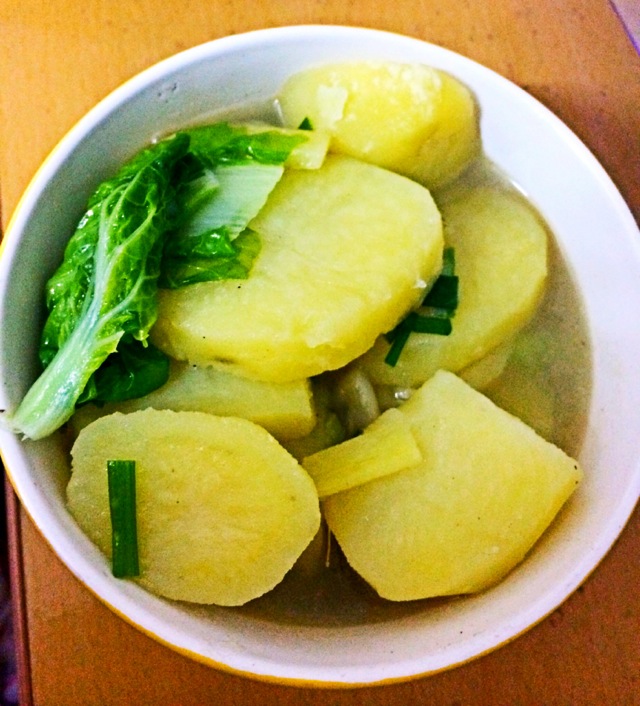 土豆片汤减肥