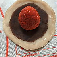 私房版本草莓大福——超美味，皮薄馅大低甜度的做法图解5