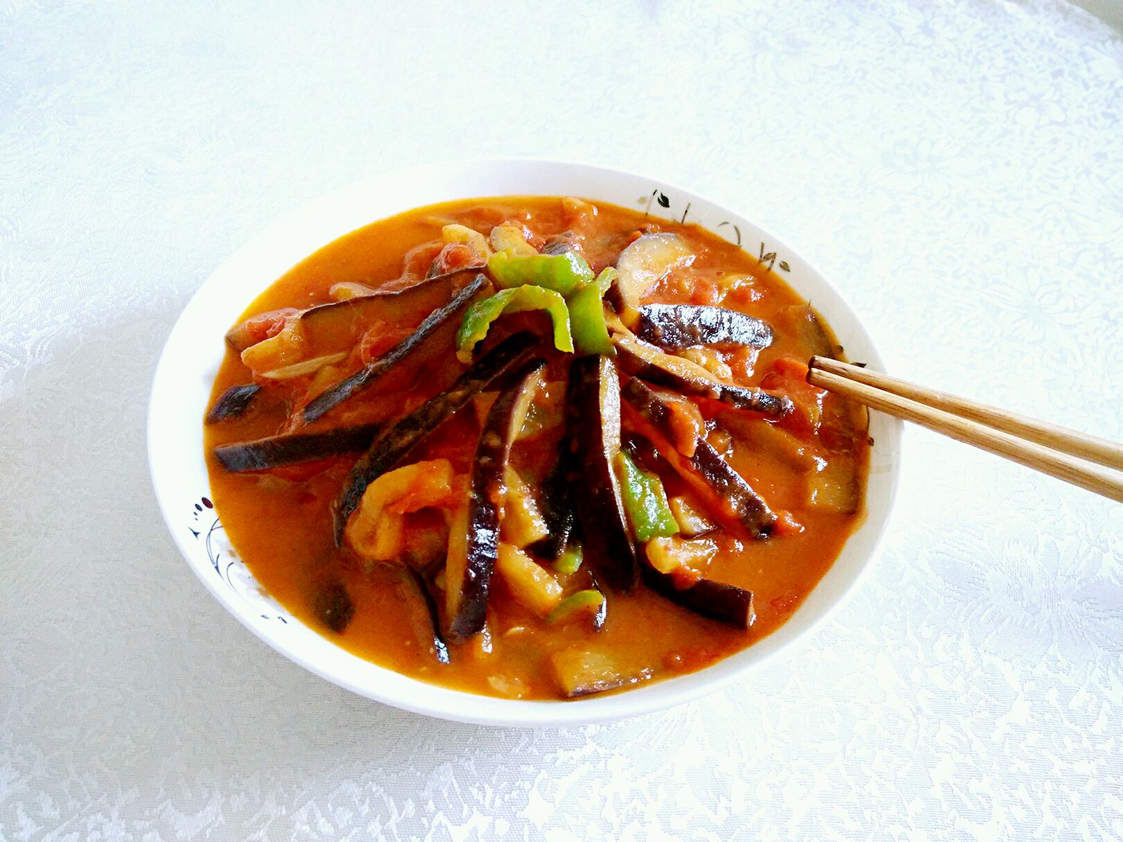 西红柿烧茄子