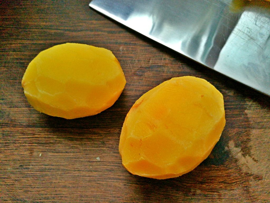 将木瓜去皮