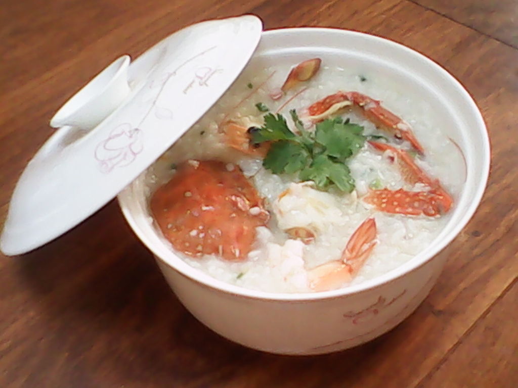 辅食菜谱：干贝鲜虾粥