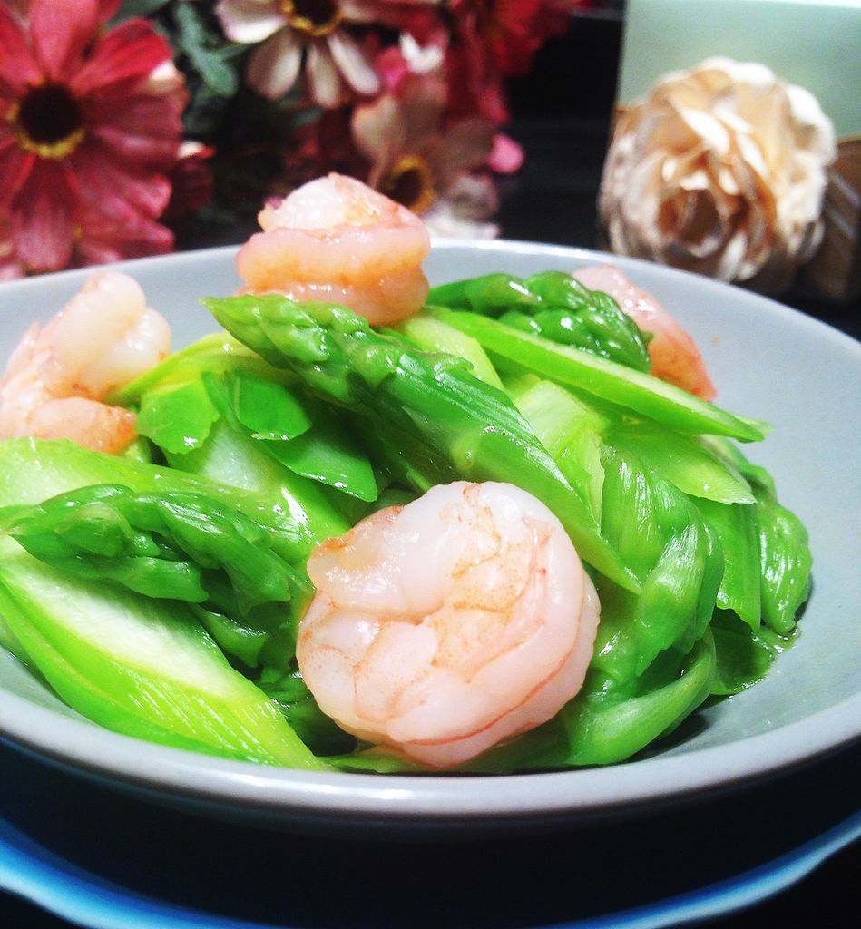 虾仁炒芦笋#十二道锋味复刻