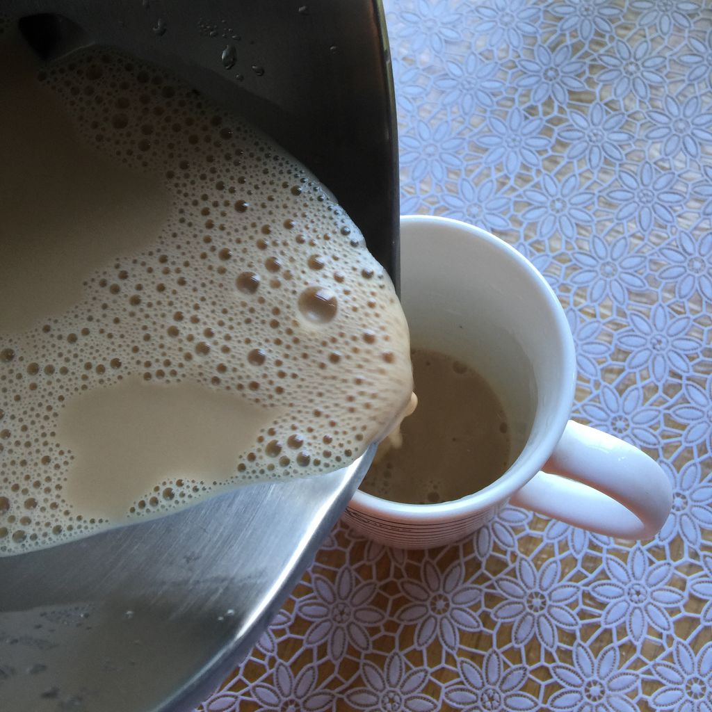港式红豆奶茶