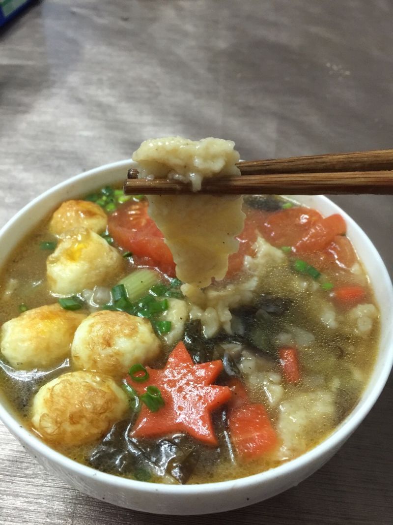 香菇面疙瘩