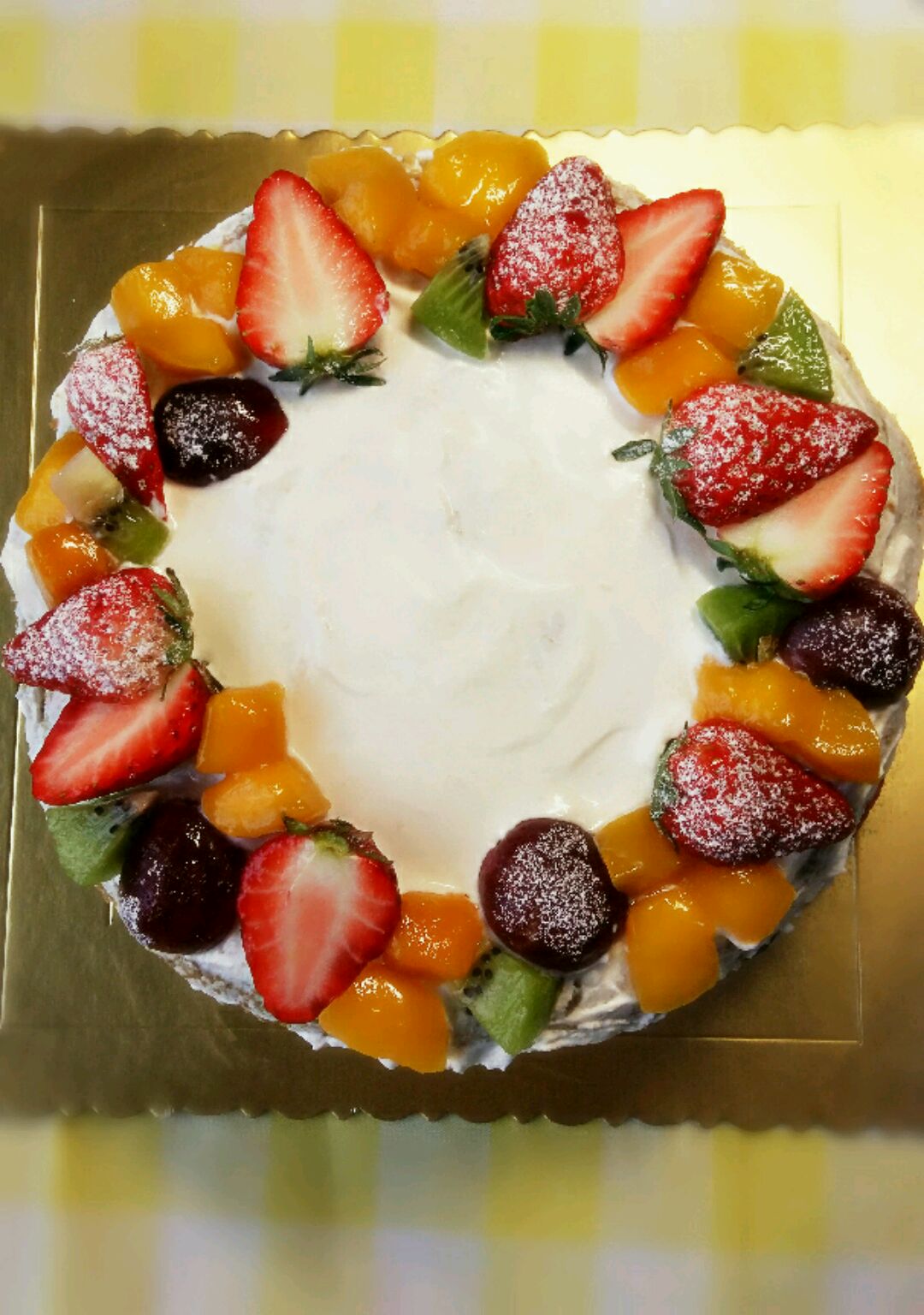 水果裸蛋糕的做法_【图解】水果裸蛋糕怎么做如何做好吃_水果裸蛋糕家常做法大全_小花丽丽_豆果美食