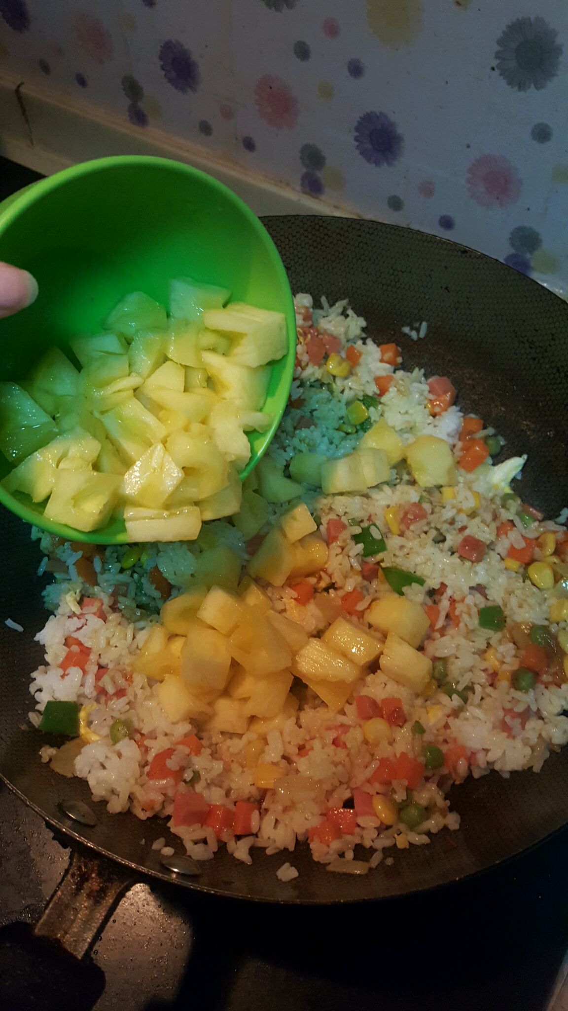 菠萝饭的做法