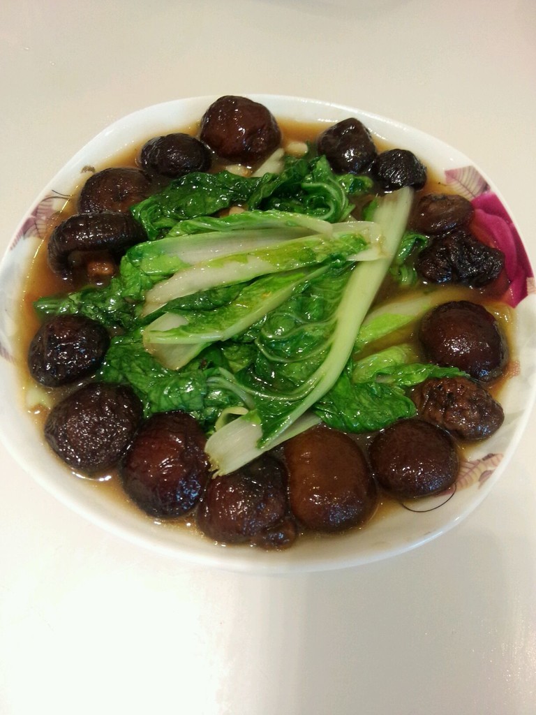 香菇小白菜