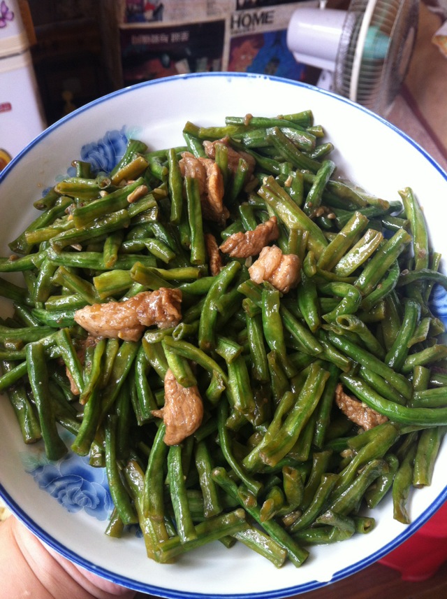 豇豆炒肉