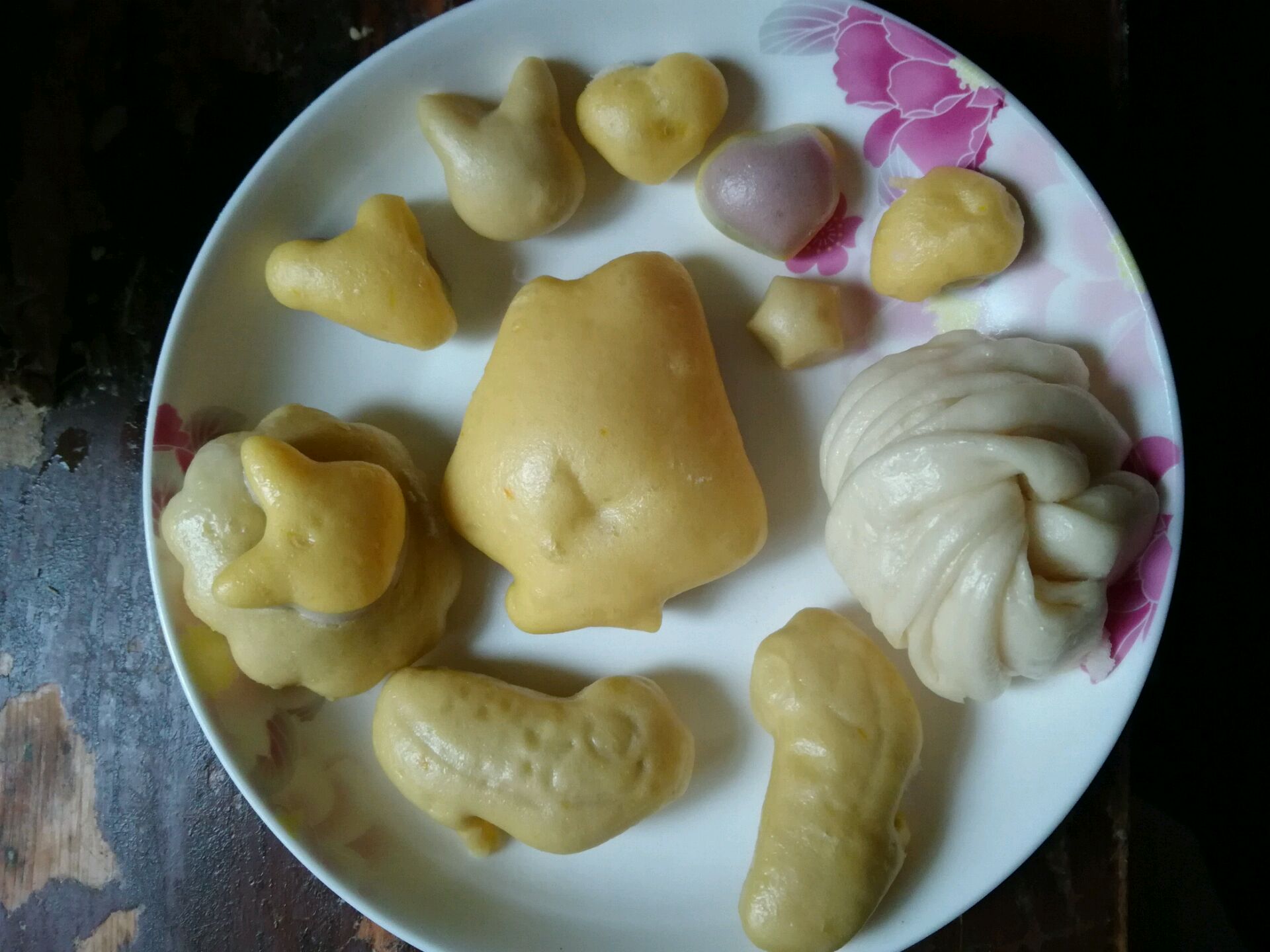 彩色馒头的做法图解10
