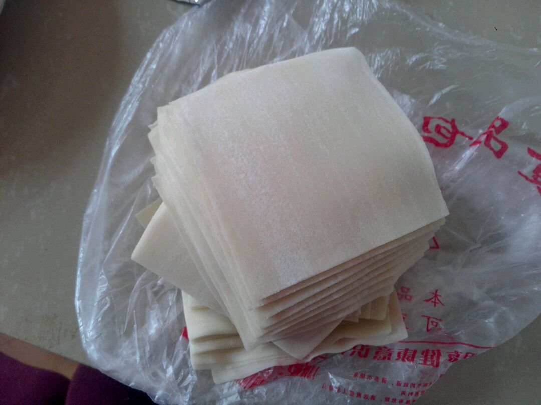 面铺买的抄手皮