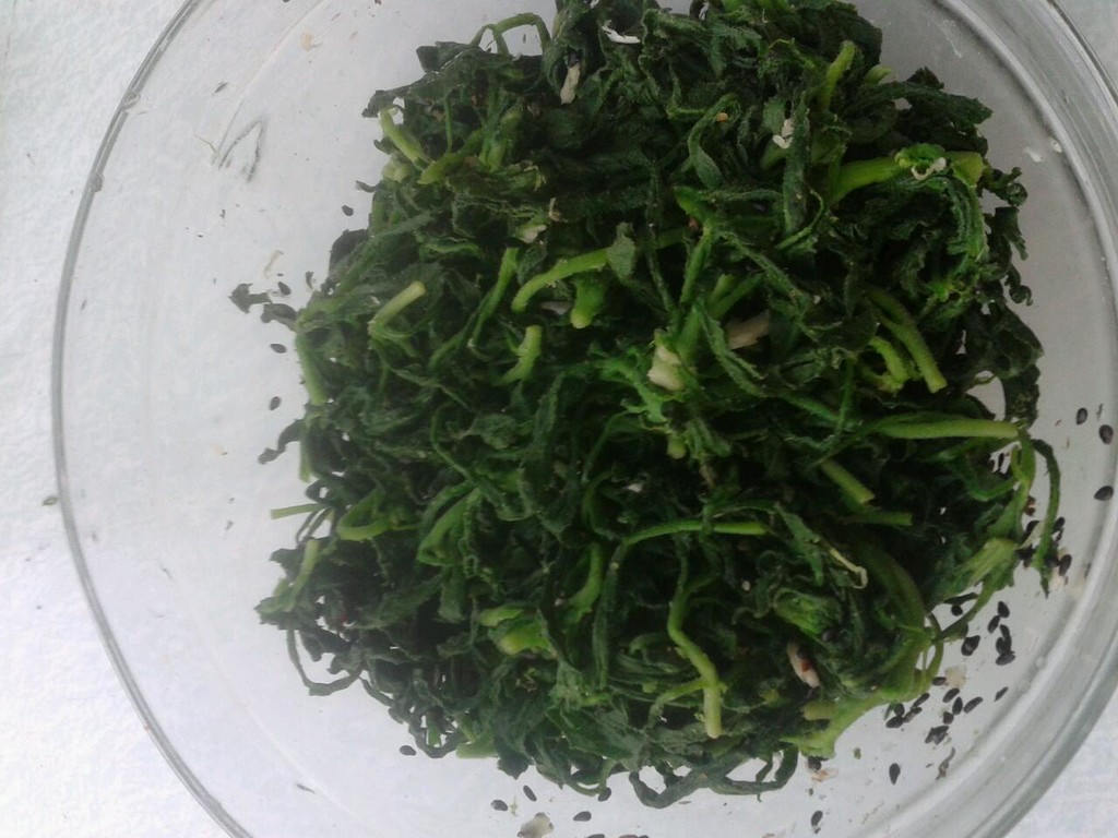 凉拌荠菜的做法图解6