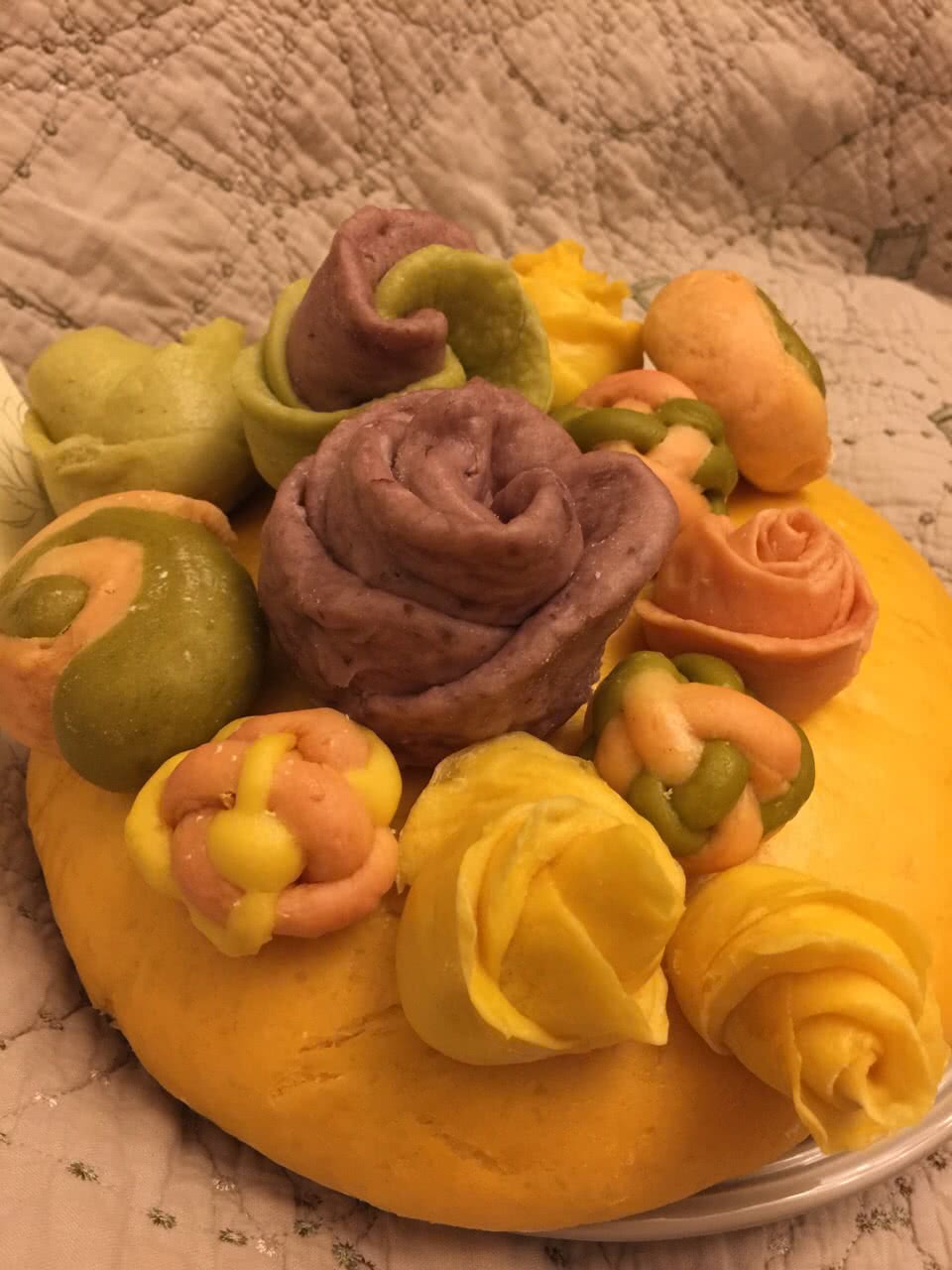 中式馒头的馍馍生日蛋糕