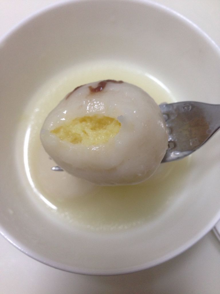 长草颜君版汤圆奶黄馅