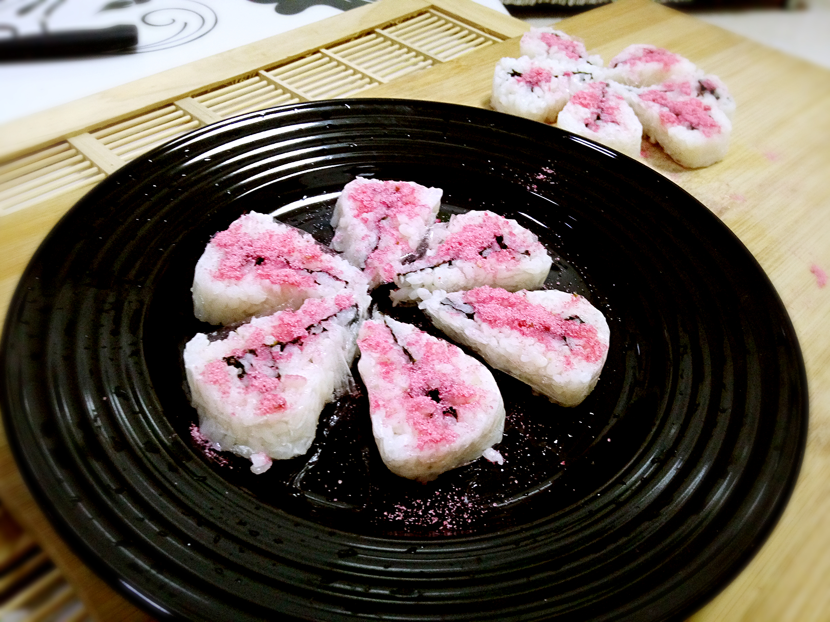 樱花寿司怎么做_樱花寿司的做法视频_豆果美食