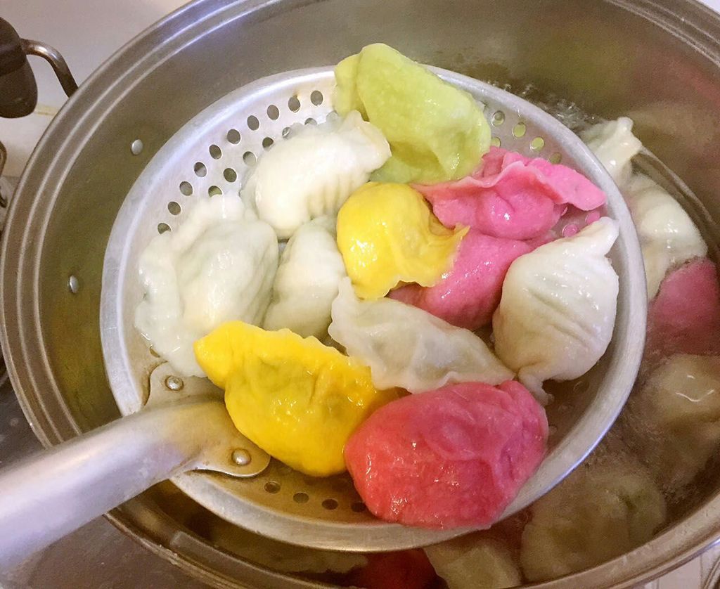 宝宝辅食—七彩饺子