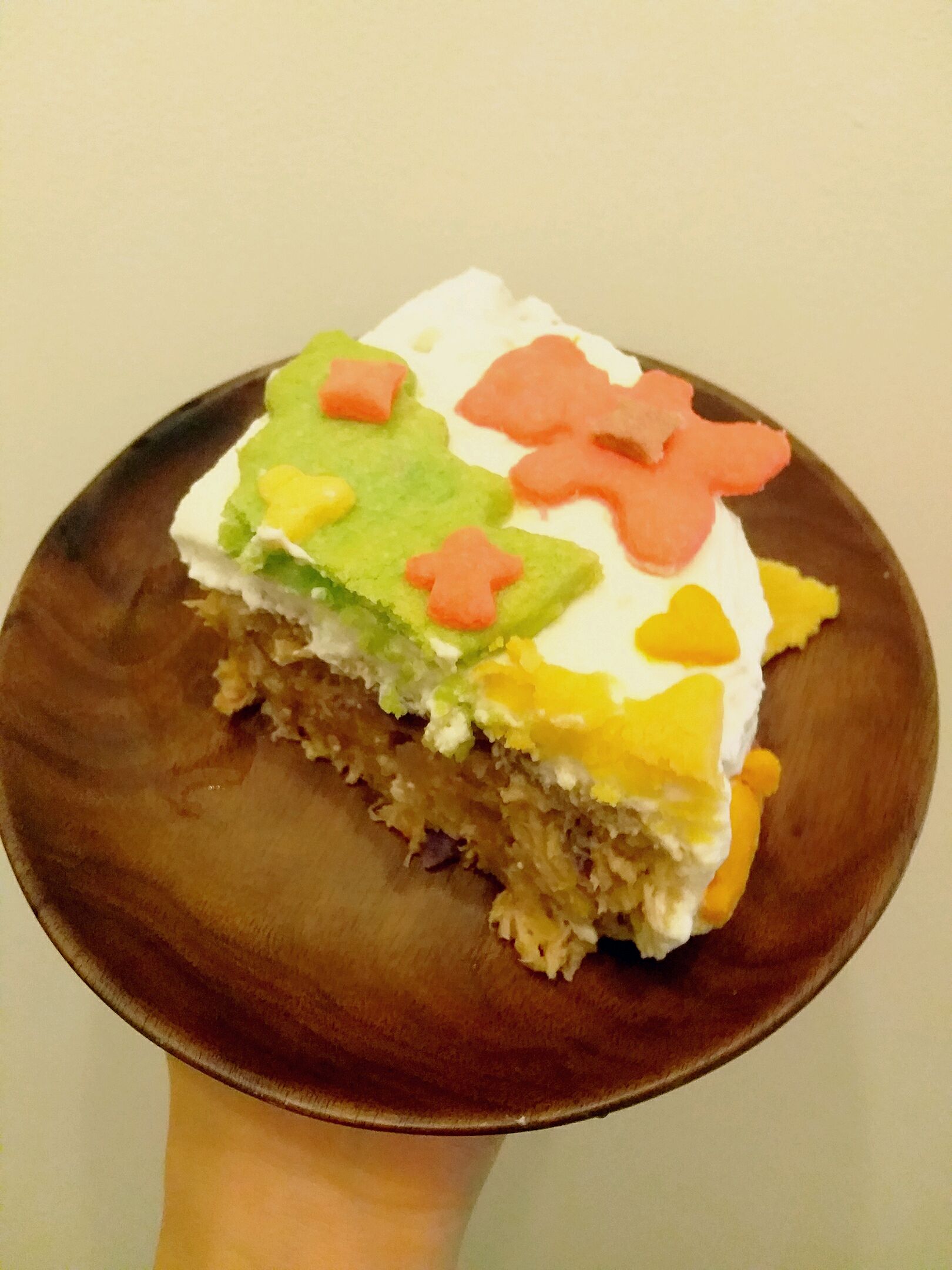 装饰饼干健康狗狗生日蛋糕的做法图解8