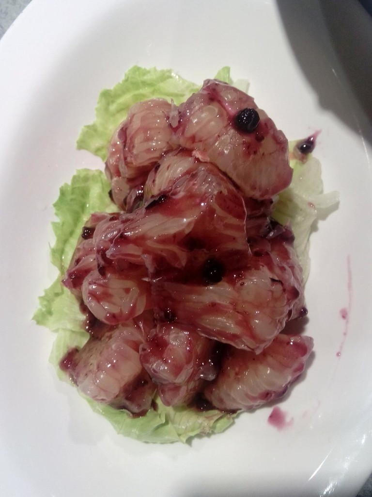 蓝莓水晶柚