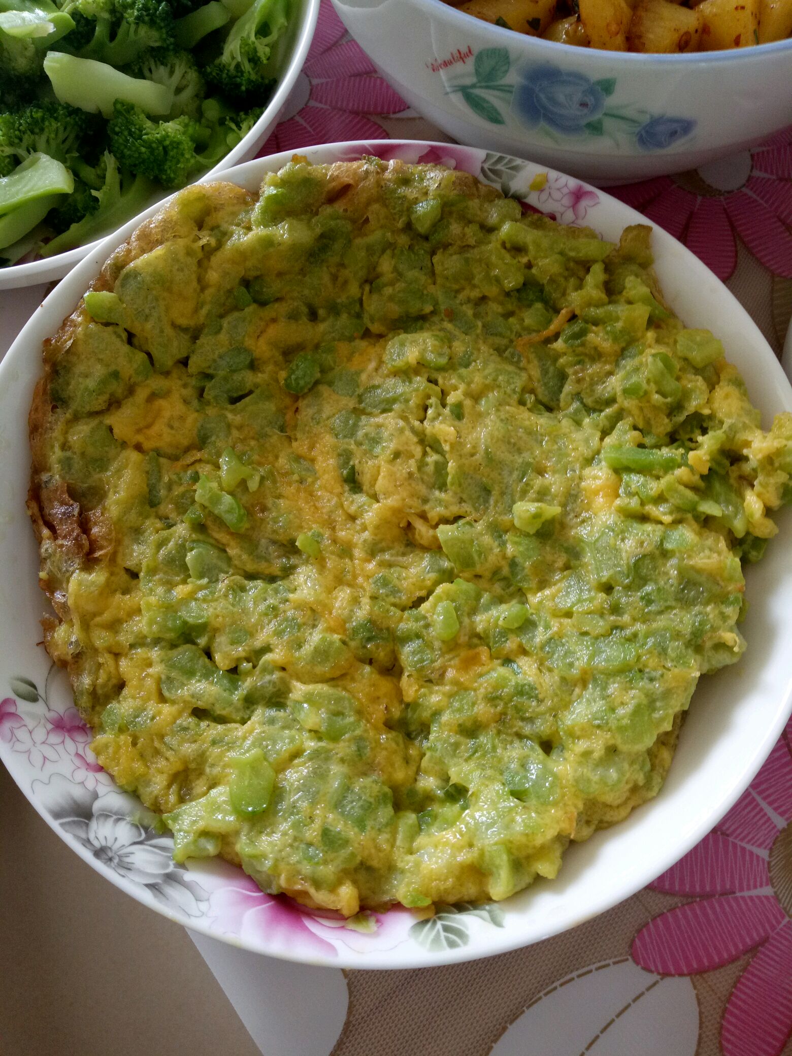 苦瓜鸡蛋饼
