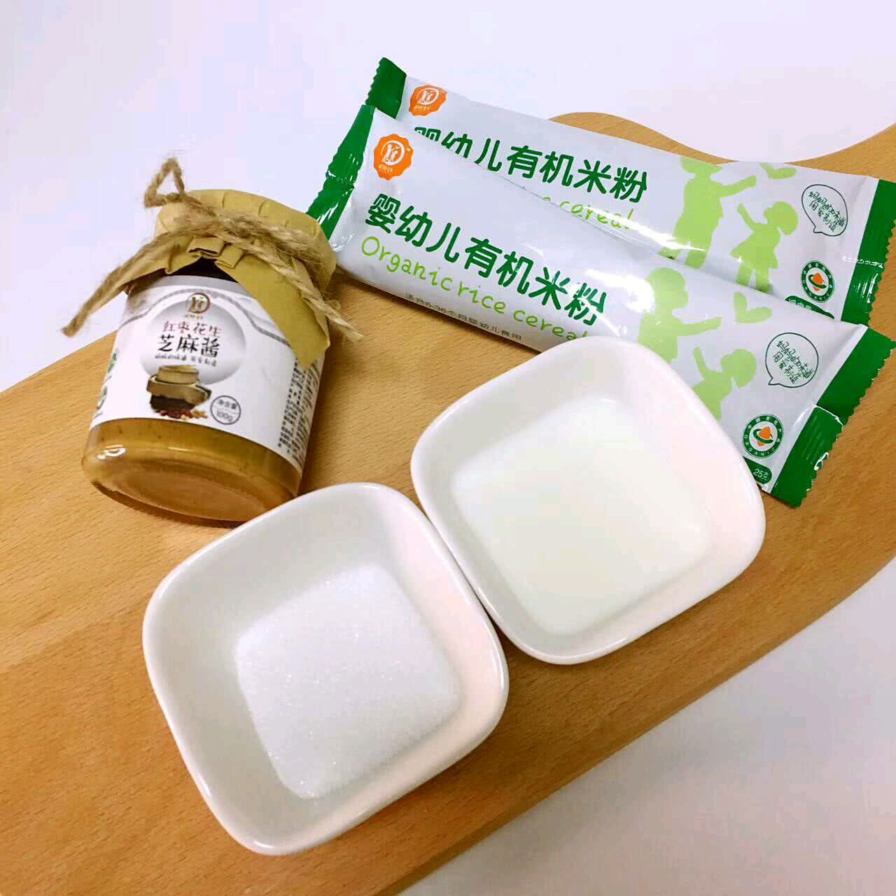 食材:真空有机红枣80g,花生食品芝麻酱30g,米粉奶40g,白砂糖10g配方小婴儿阜阳包装袋图片