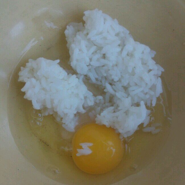 米饭鸡蛋煎饼