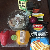 鱿鱼风味薯片#有颜值的实力派#的做法图解1