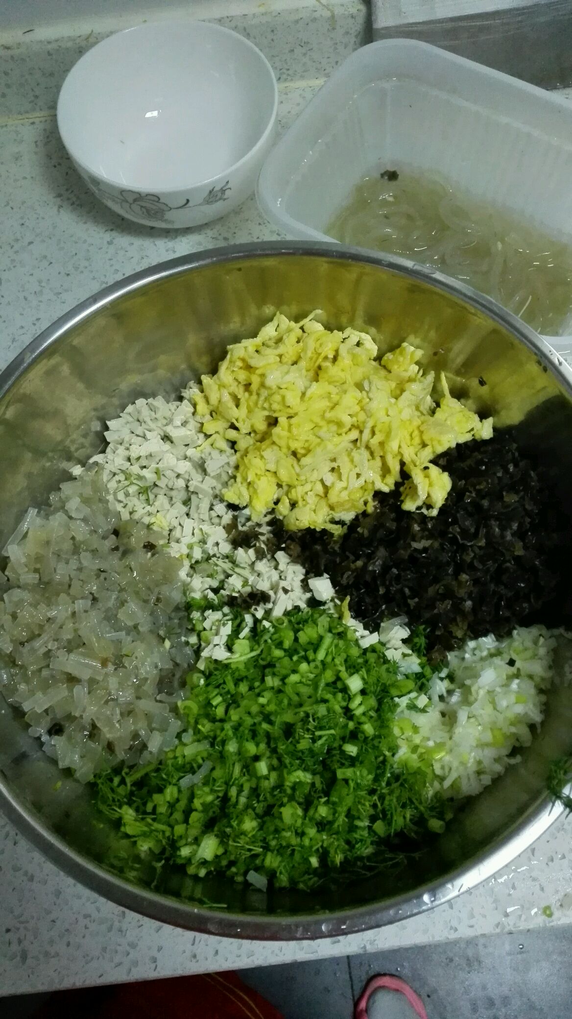 素馅饺子的做法
