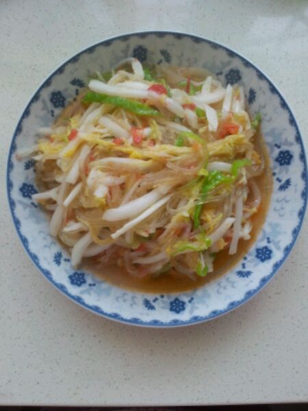 白菜炒粉条