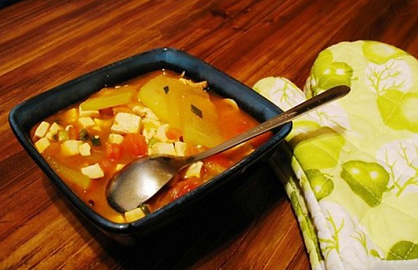 冬瓜番茄豆腐汤的做法_【图解】冬瓜番茄豆腐