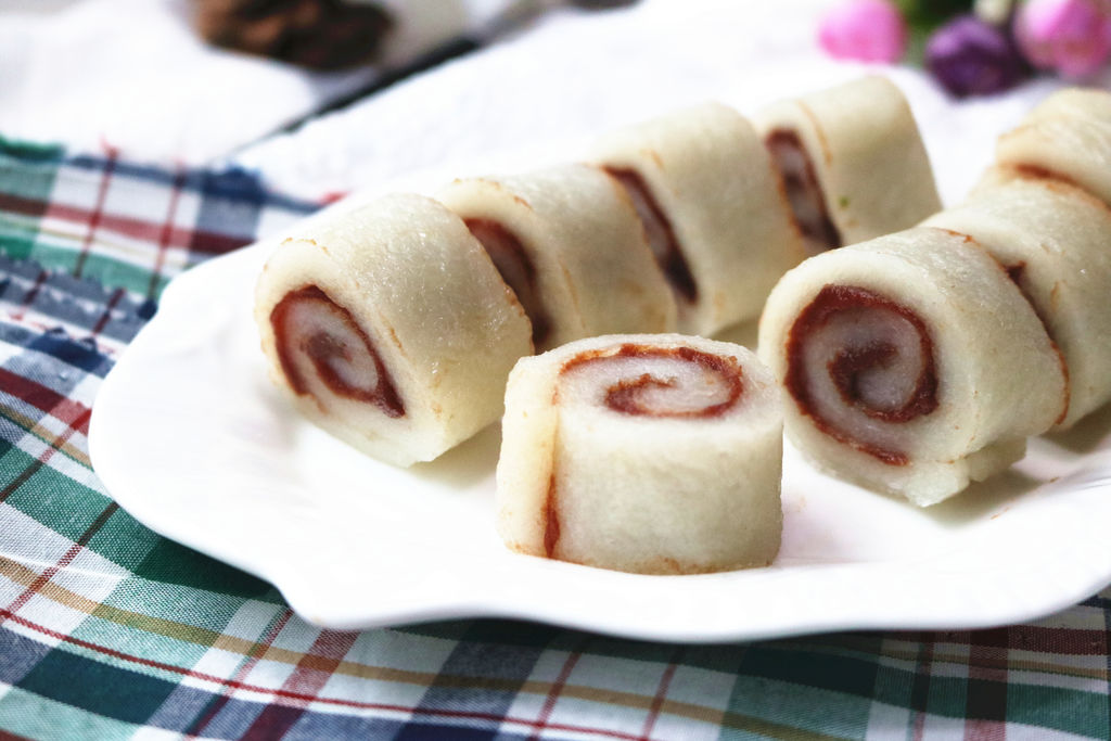 年糕豆沙卷