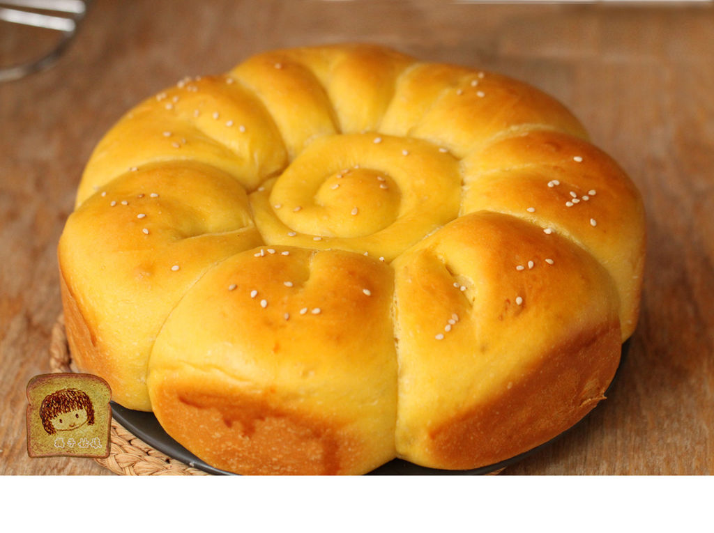南瓜莲蓉大面包+#长帝烘焙节