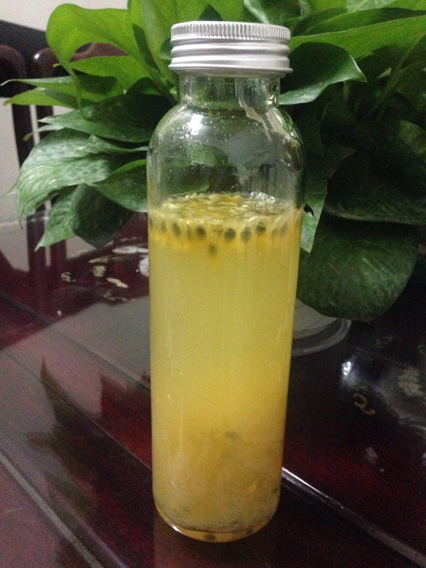 蜂蜜柚子百香果茶