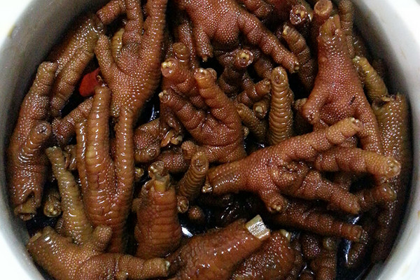 陈醋鸡脚的做法
