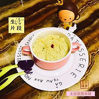 #柏翠辅食节-辅食添加#土豆蛋黄米糊的做法_【