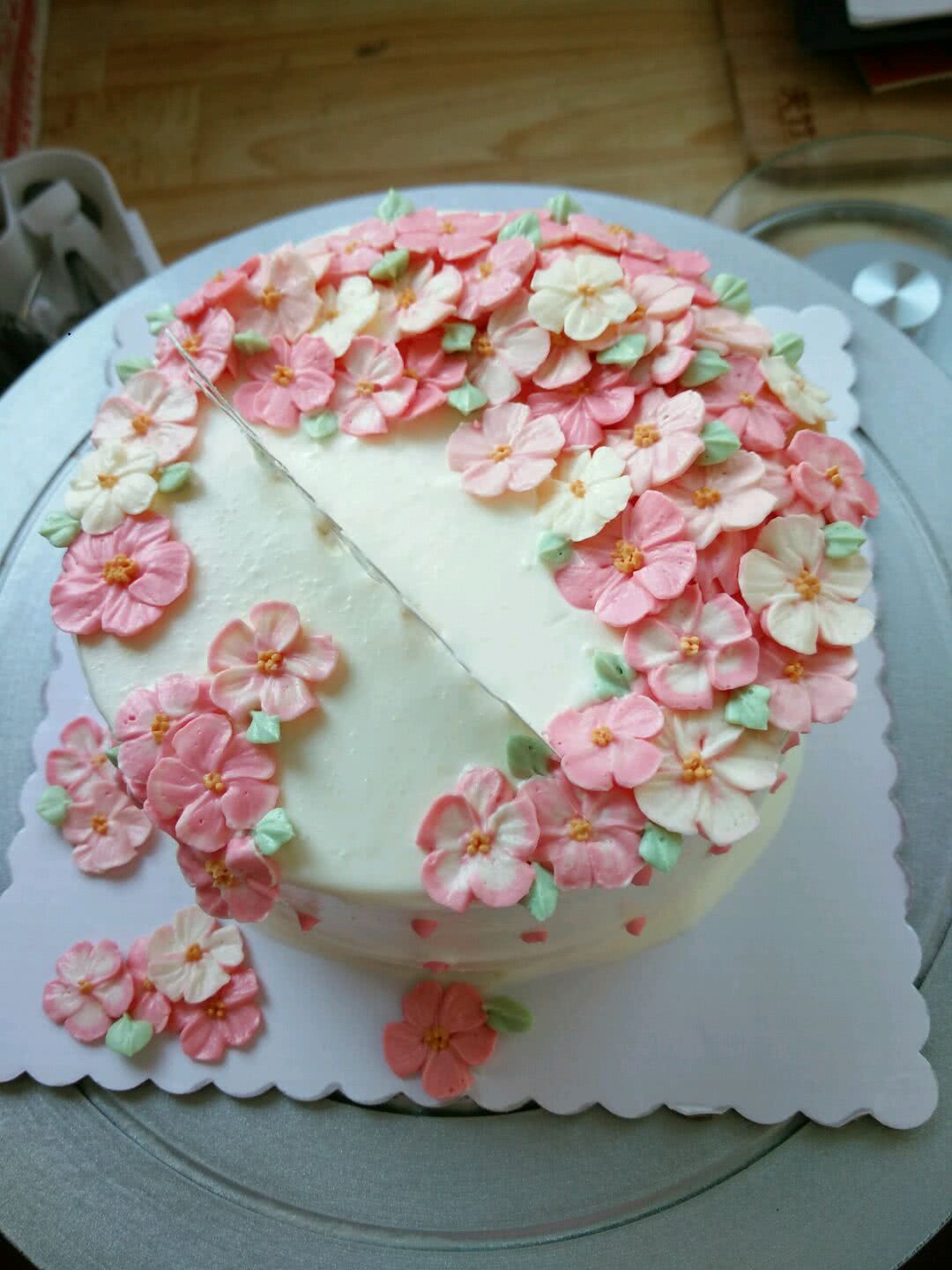 裱花蛋糕怎么做_裱花蛋糕的做法_桔子甜品_豆果美食