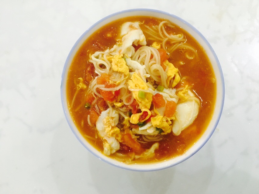 早餐西红柿鸡蛋面