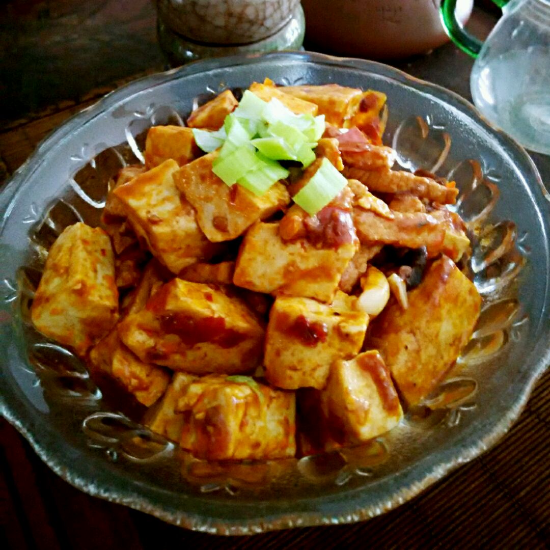 家常肉丝豆腐#自己做更健康#的做法