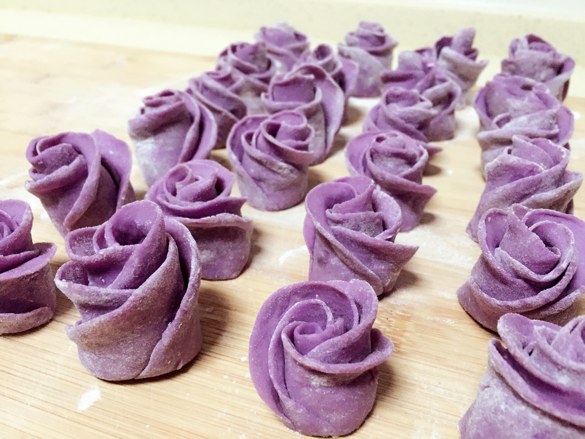 紫薯玫瑰花的做法图解4