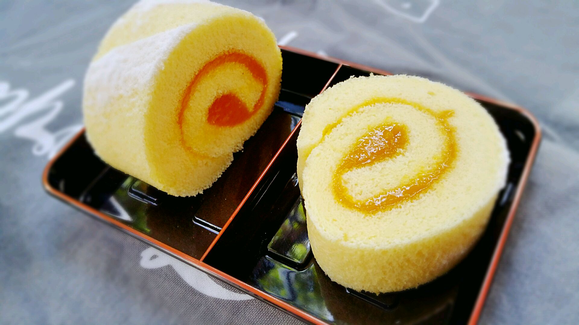 香芒果酱蛋糕卷(毛巾卷)